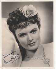 Anna NEAGLE *The Lady With A Lamp *Nell Gwyn ink Signed Vintage Sepia 8x10 pic