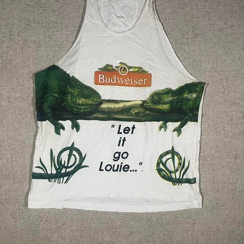 Vintage 90s budweiser tank - budweiser,