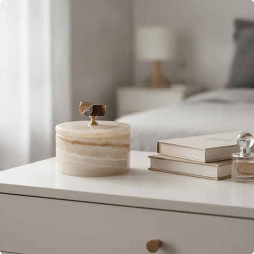 Marble jar with - marble,