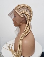 Blonde Long Cornrows Full Lace Wig