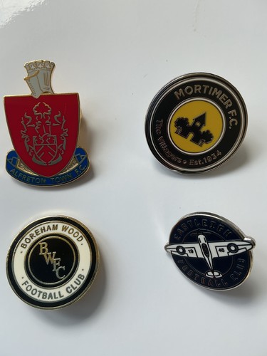 Football crest pin - football,