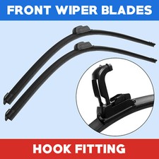 Flat Aero VU Front Windscreen Wiper Blades Set For Saab 900 MK1 16/16"