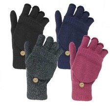 Fingerless mittens gloves - fingerless,