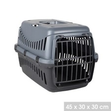 Grey Portable Pet Carrier Cat