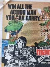 P4a Ephemera 1980s Advert Action Man Assault Course