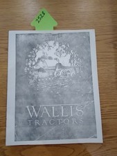 Wallis ( J I Case ) Tractor Sales Brochure Catalogue