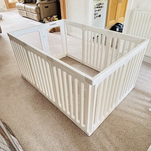 Clear acrylic dog playpen - acrylic,