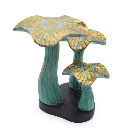 Small golden mushroom - golden,