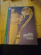 Wimbledon Official Programme 2016 Mens Final 10/7/2016 (29)