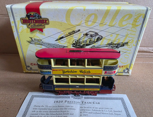 Matchbox yet01m 1920 preston - matchbox,
