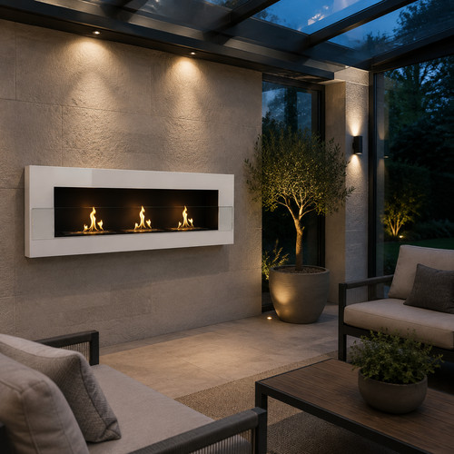 Wall mounted bioethanol - wall,
