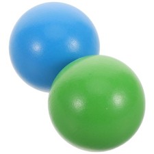  2 Pcs Round Wood Garden Toys