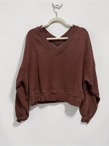 Aerie brown oversized neck - aerie,