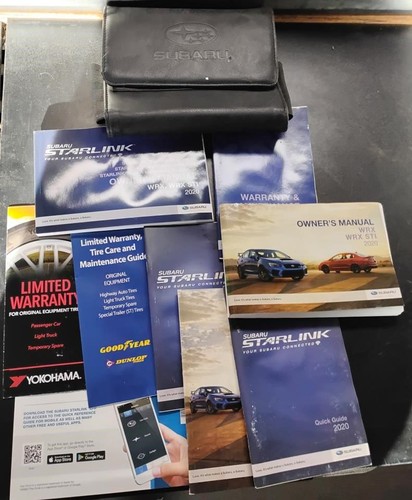 2020 subaru wrx owners manual - 2020,