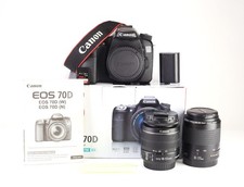 Canon EOS 70D DSLR & 18-55 &