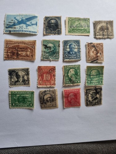 Old postage stamp - us,