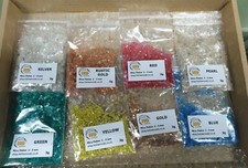 Mica Flakes Gold Silver Blue