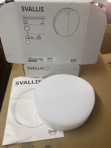 Ikea svallis led wall lamp - led,