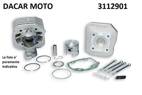 Malossi cylinder aluminium - aluminium, h2o