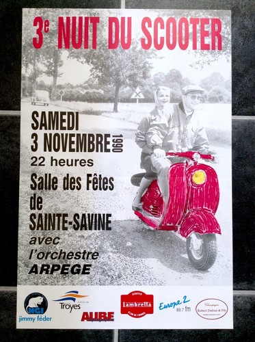 Vintage 1990 french - french, lambretta