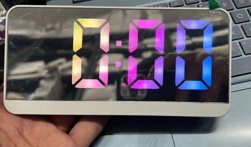 Digital led desk - desk, alarm