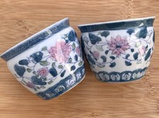 Pair Of  Chinese Handpainted