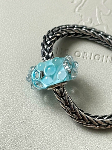 Trollbeads sea view glass - sea, bead