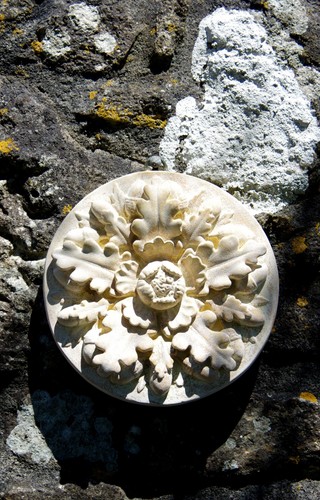 The tudor gate oakleaf - gate, roundel