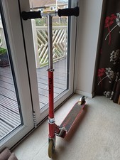 Children's JD Bug In- Line Folding Red Scooter Adjustable Height - Age 5plus