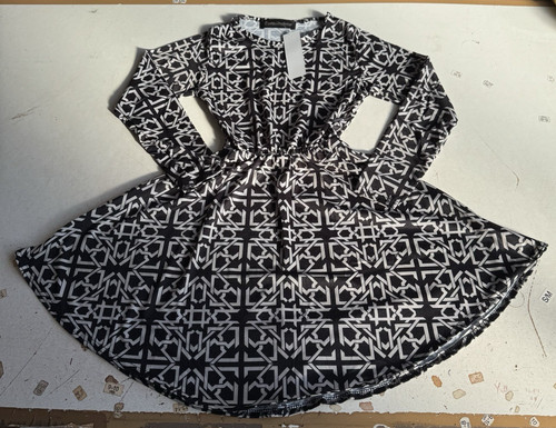 Girls black white - girls, geometric