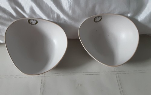 Two new white ceramic ethno - two,