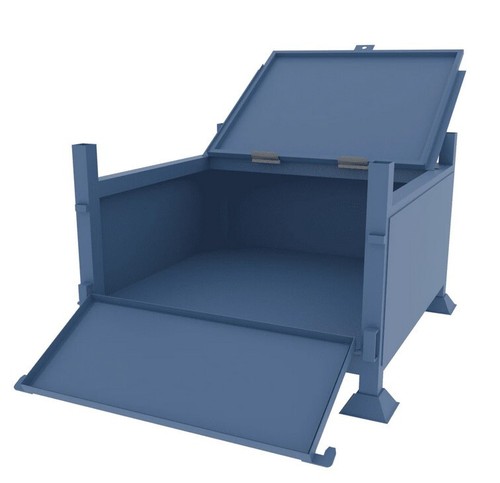 Large lockable site box drop - site,