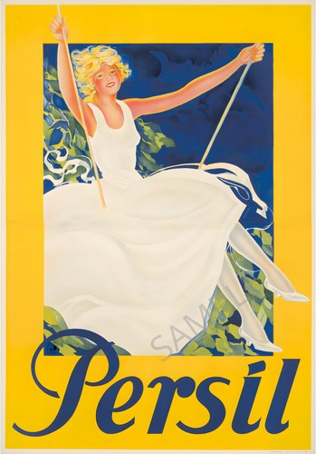 Vintage poster persil - vintage, washing