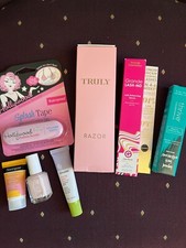 7-pc Beauty Bundle New Grande Lash Truly Thrive Splash Tape Glossier Essie