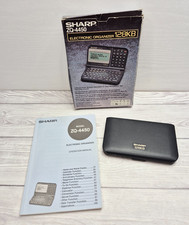 Sharp ZQ-1200 Electronic Organizer 128KB, Box & Instructions