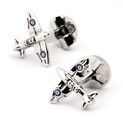 Spitfire airplane cufflinks - spitfire,
