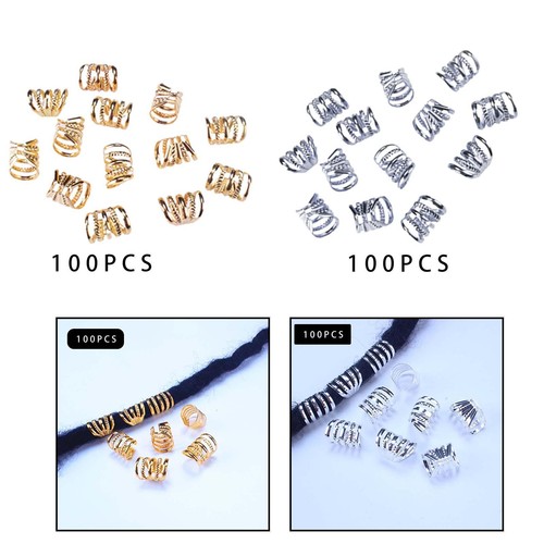 100x dreadlock beads dread - 100x,