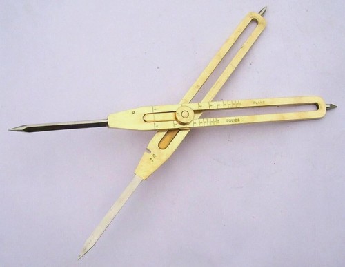 Brass proportional divider - proportional, 9