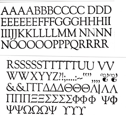Goudy oldstype greeks - oldstype, +