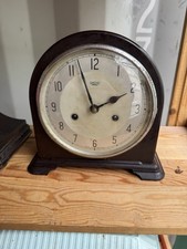 This Clock  is a vintage Smiths Enfield Bakelite mantel clock.