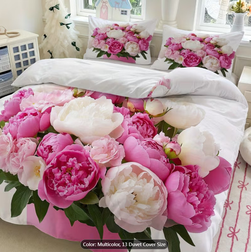 Chinese peony duvet quilt - chinese,