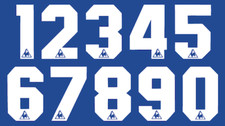 Le Coq Sportif Felt Chelsea Everton Football Shirt Soccer Numbers Heat Jersey