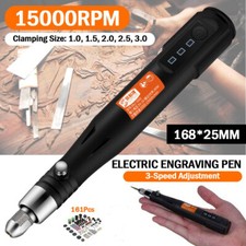 161Pcs Electric Micro Engraver Pen Engraving Tools Set DIY Metal Glass Wood