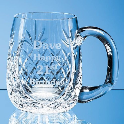 Personalised lead crystal - personalised,