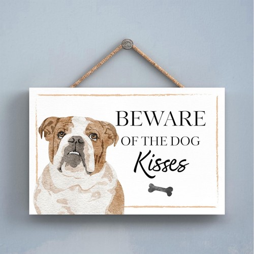 English bulldog beware dog - english,