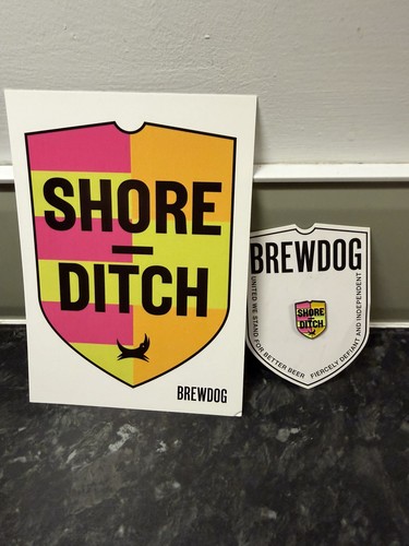 Brewdog shoreditch pin badge - brewdog,