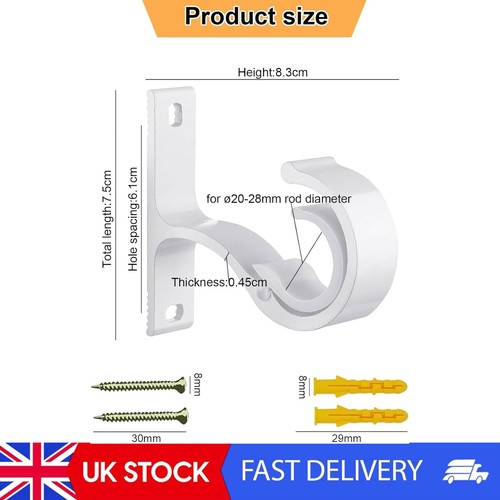 Curtain pole bracket 2pcs - curtain,