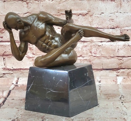 Cesaro male nude bronze - nude,