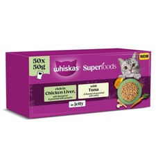 50 x 50g Whiskas 1+ Adult Wet