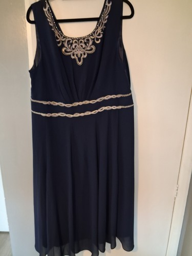 Beautiful monsoon navy dress - beautiful,
